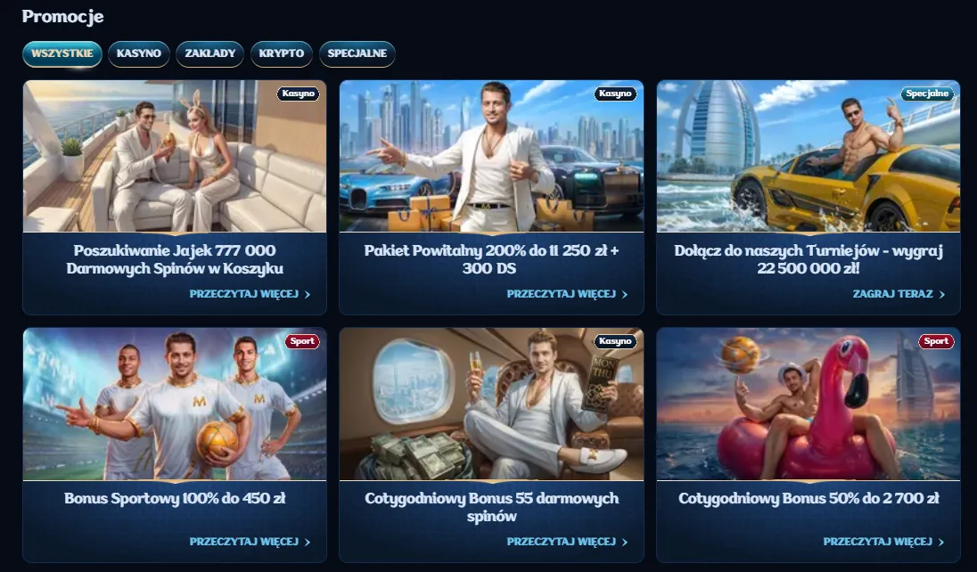 Promocje Millioner Casino
